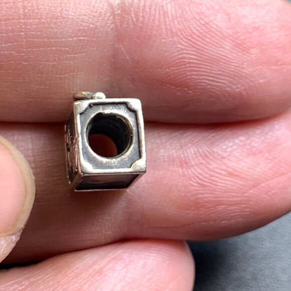 Chamilia Sterling Silver 925 Slide Charm Travel Suitcase Solid Sterling - Picture 3 of 7